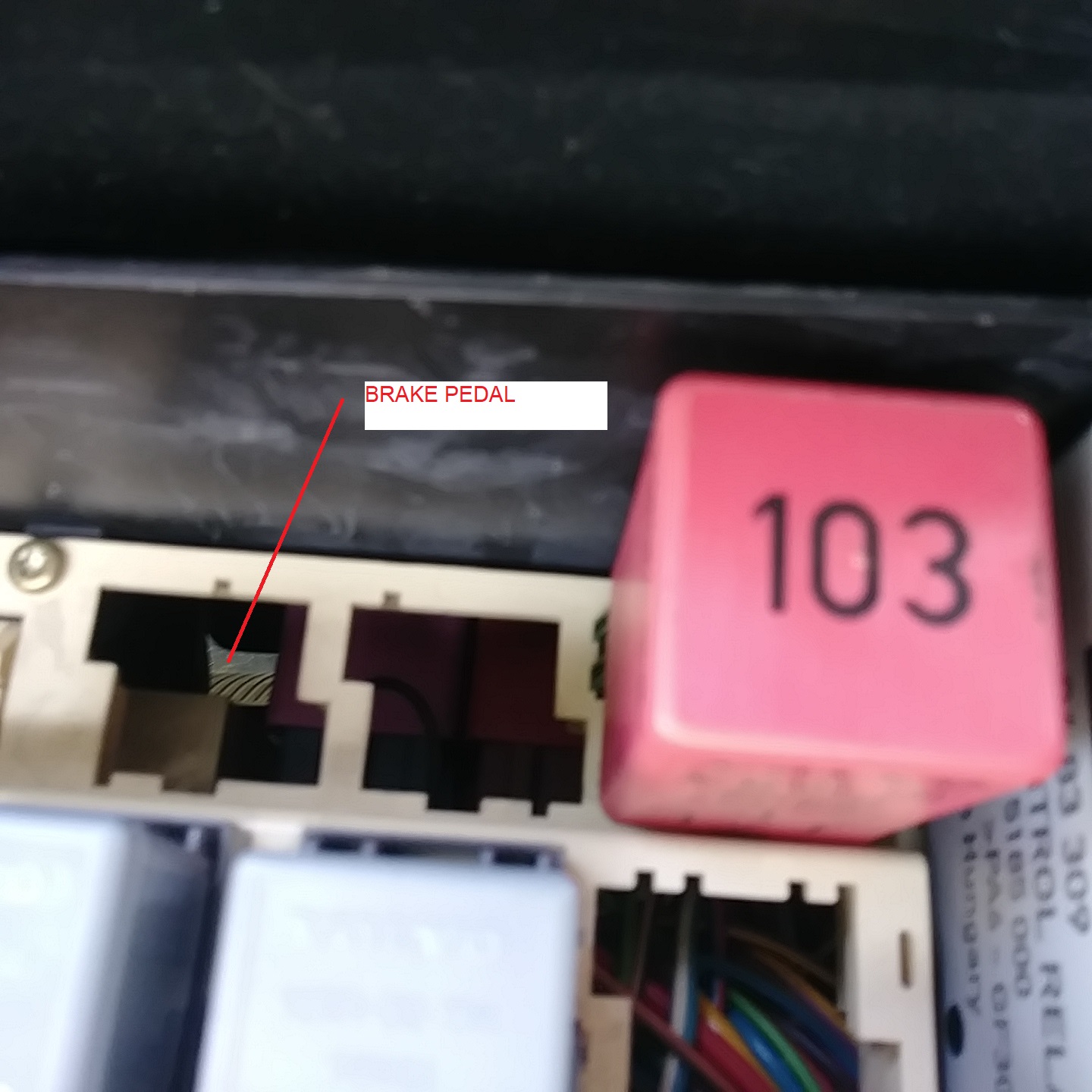 Fuse box to dash access