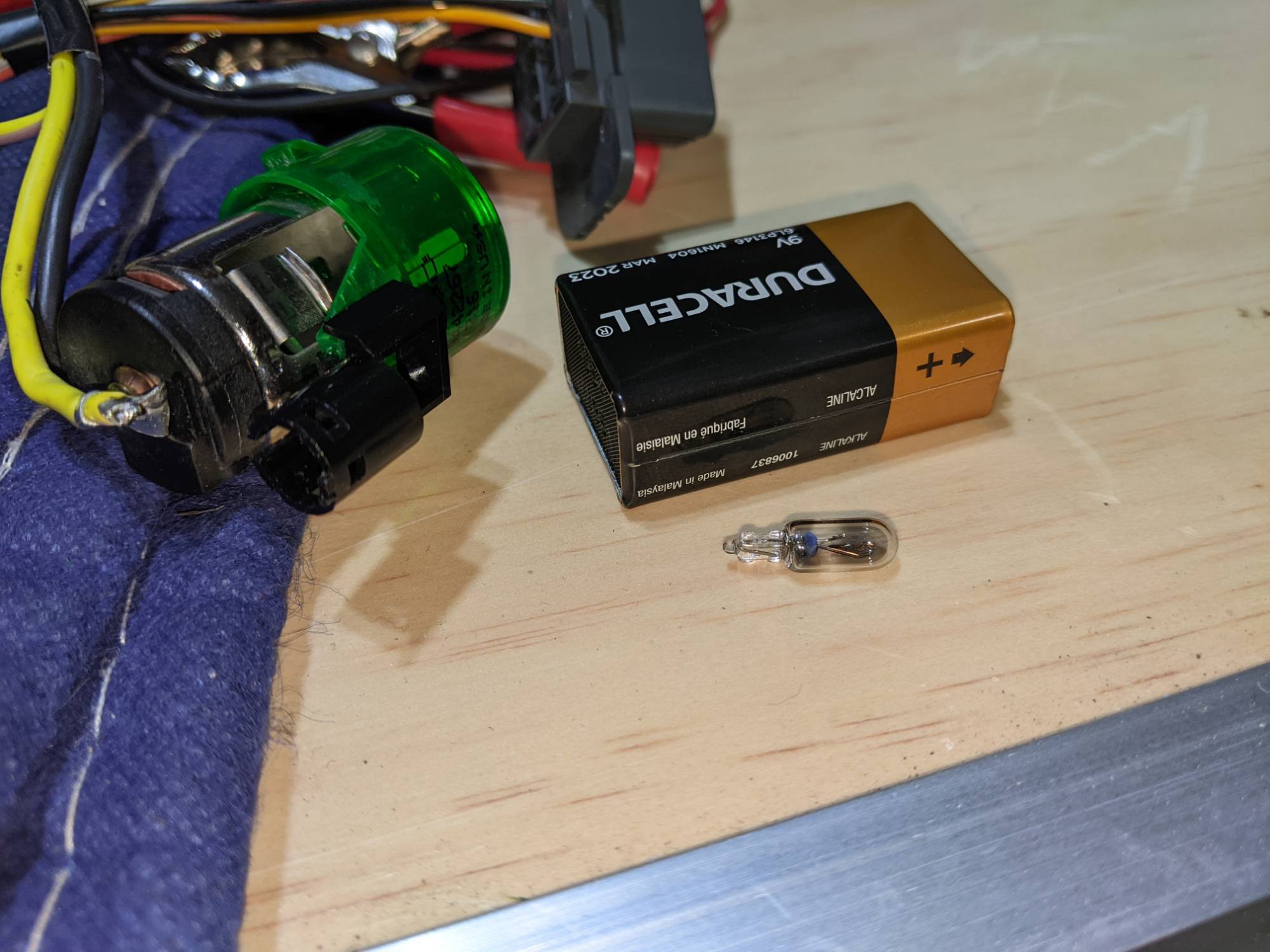 Center console 12V outlet and bulb