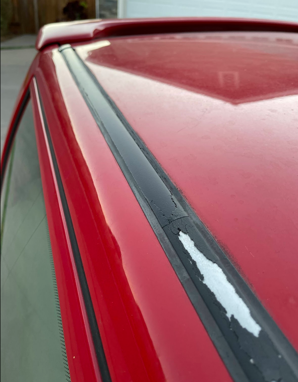 Testing a section for repair.