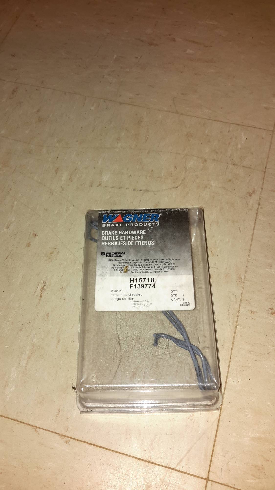 Sv70 caliper tension clip