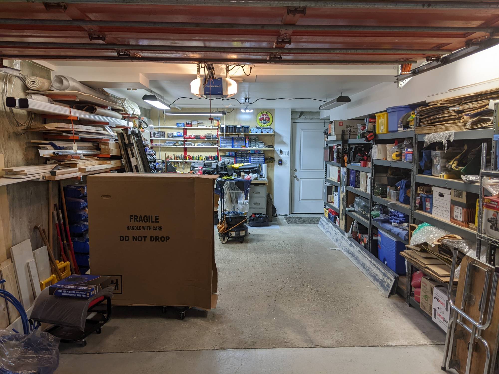 Whole of old garage and storage