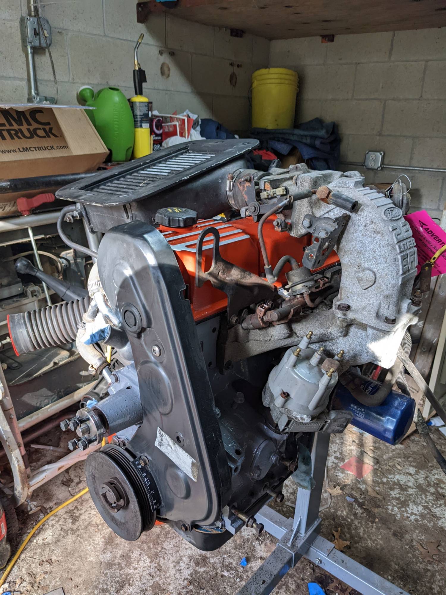 Truck running with the new engine and megasquirt based ecm