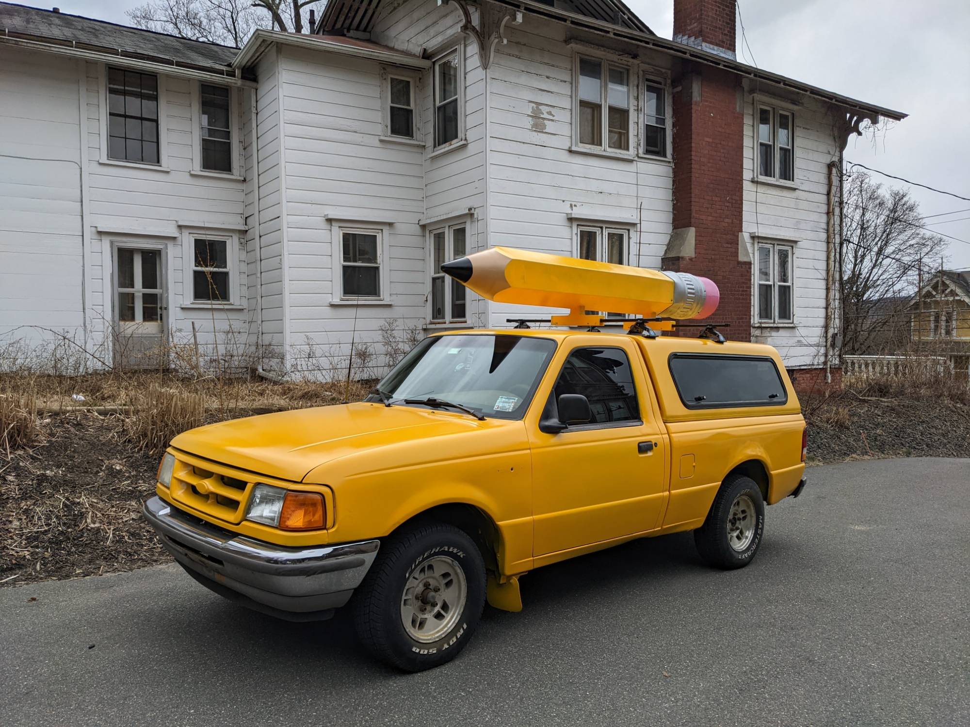 The pencil truck