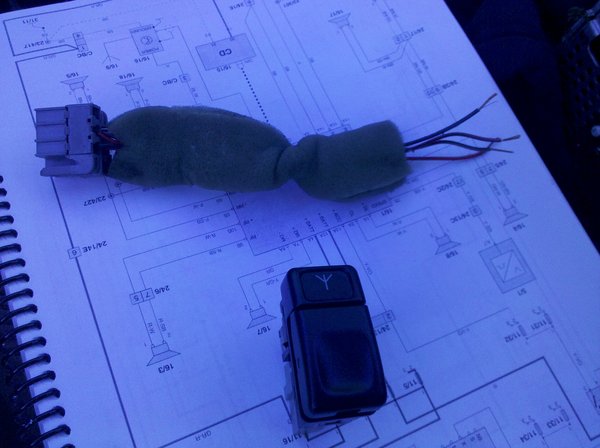 Switch and connector/wires