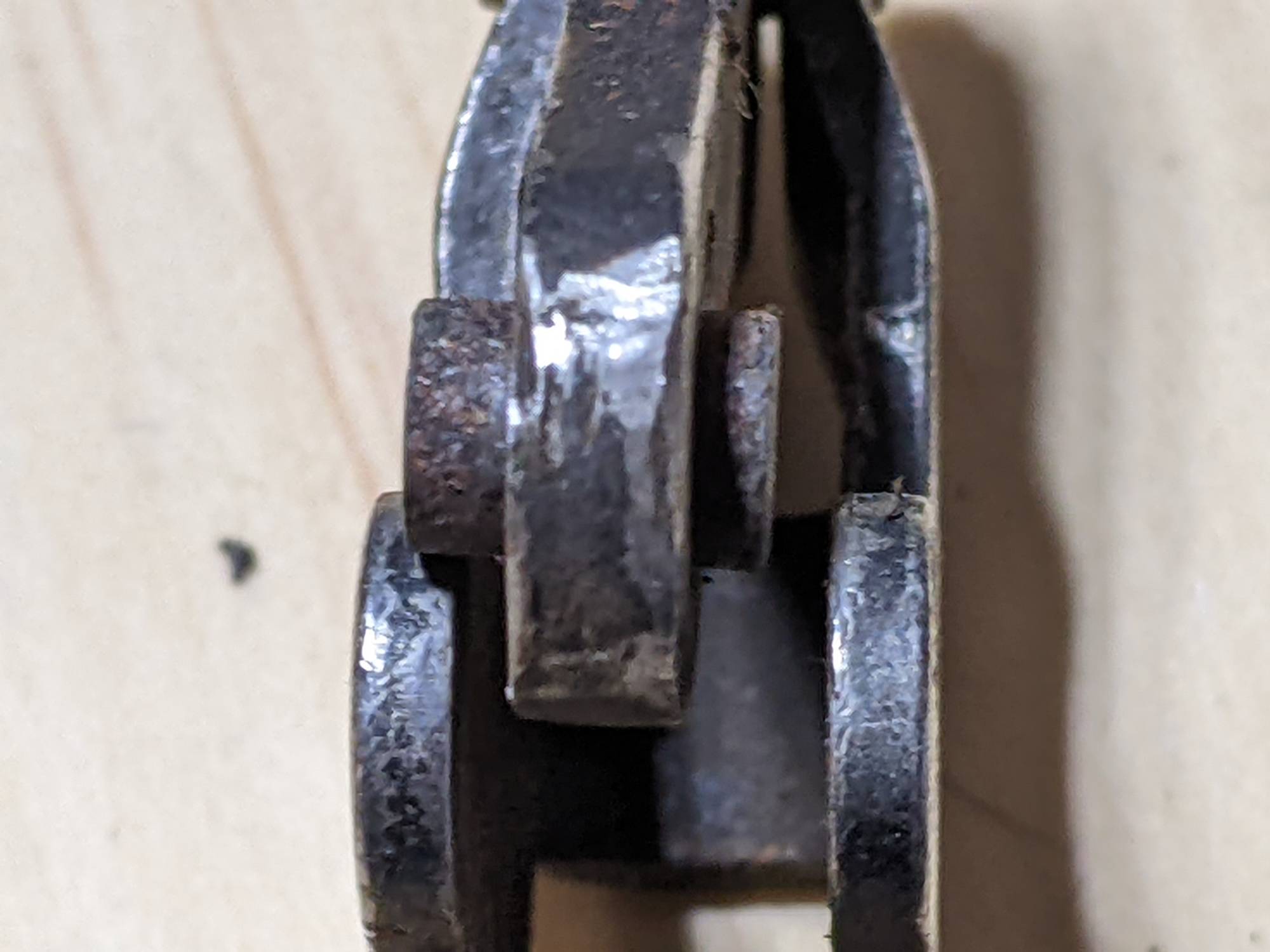 Pin fitted in expander