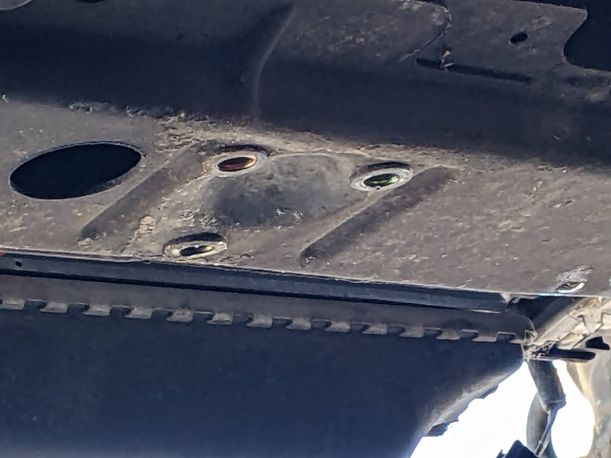 These are the 3 threaded bolt holes