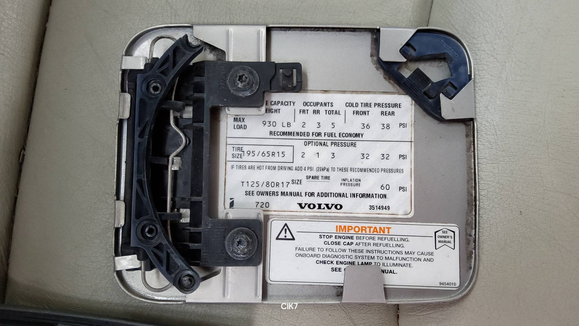 gas fill door $20 free ship