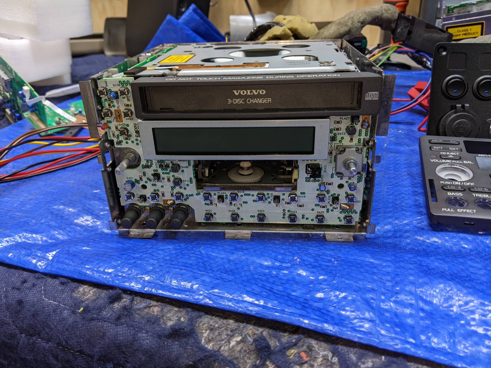 Unit after initial build up