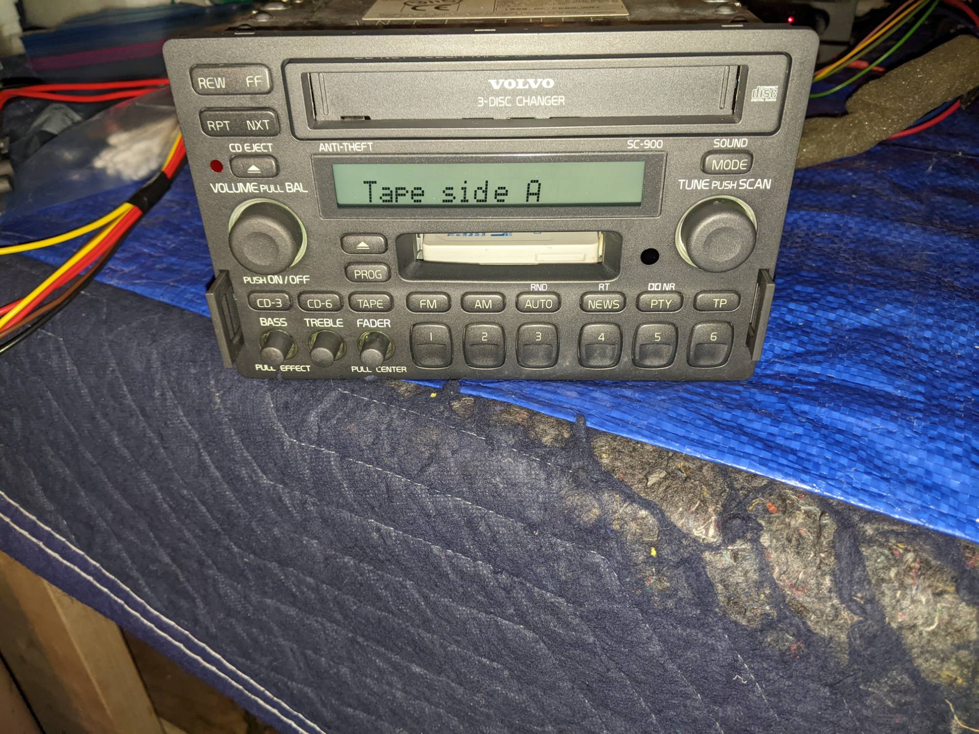 Covers fitted and powered up