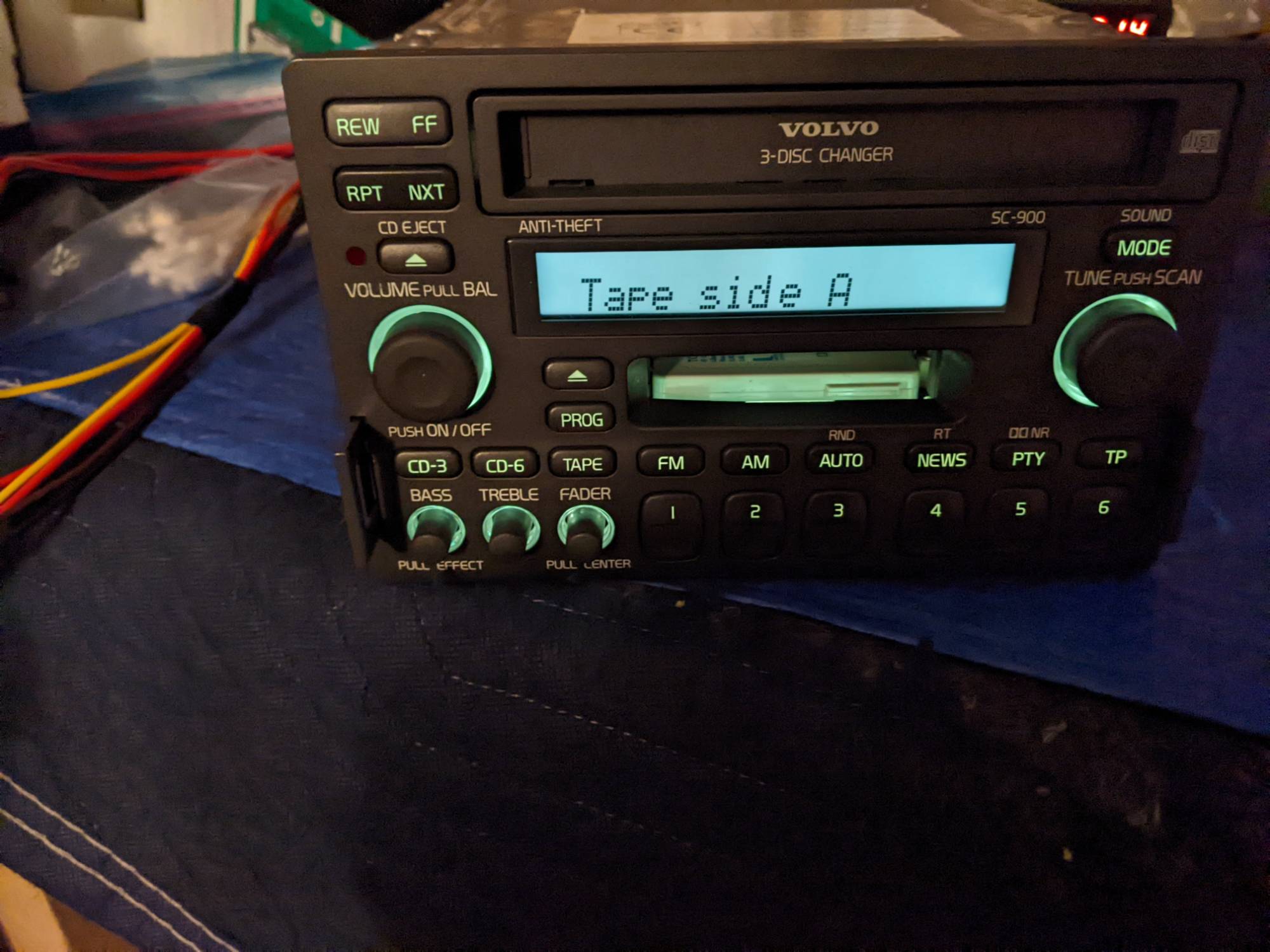 Unit fully fired up on test rig