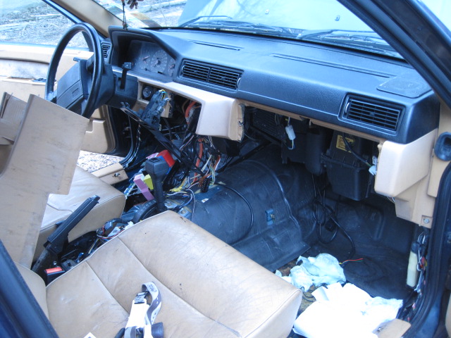 I just finished replacing my heater core yesterday! Here it is dismantled