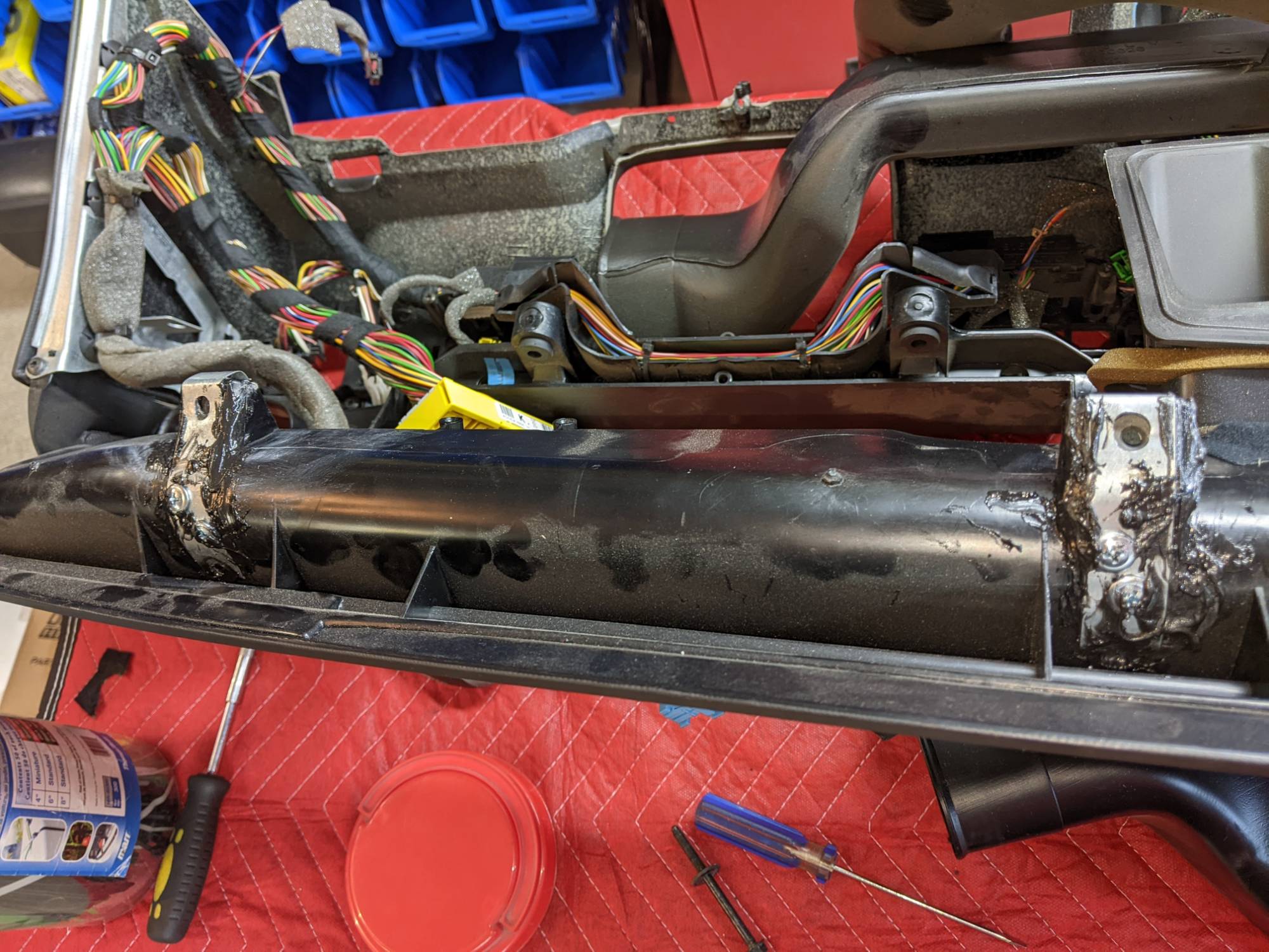 Dash mount repairs (2)