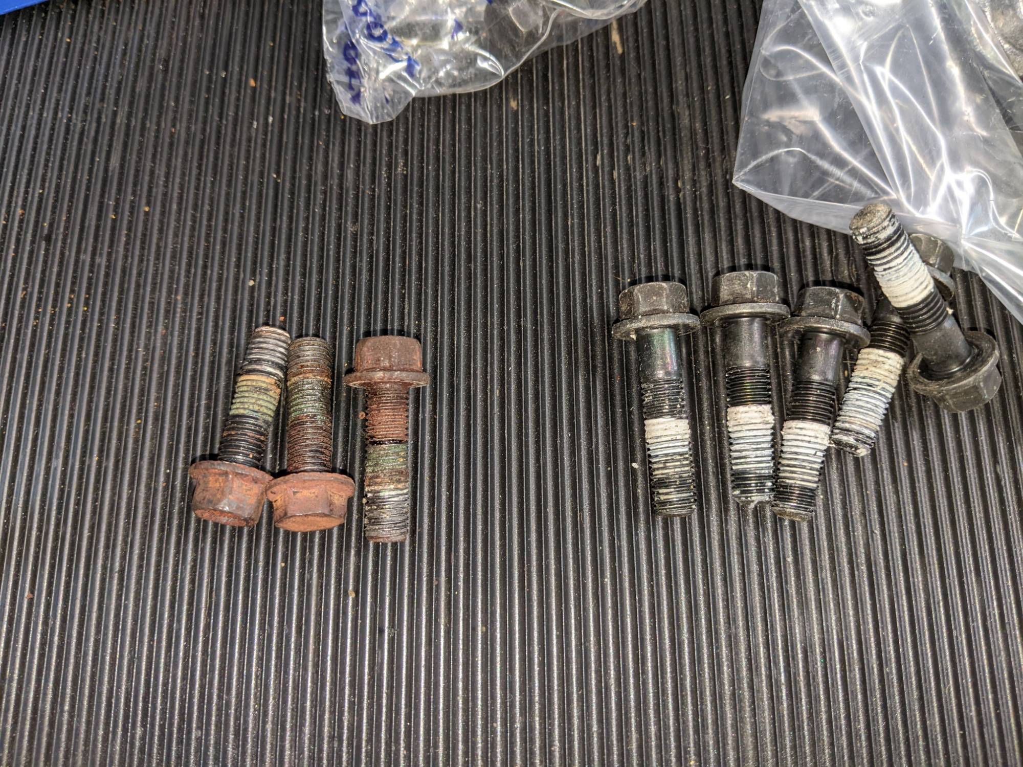 Water pump bolt size change