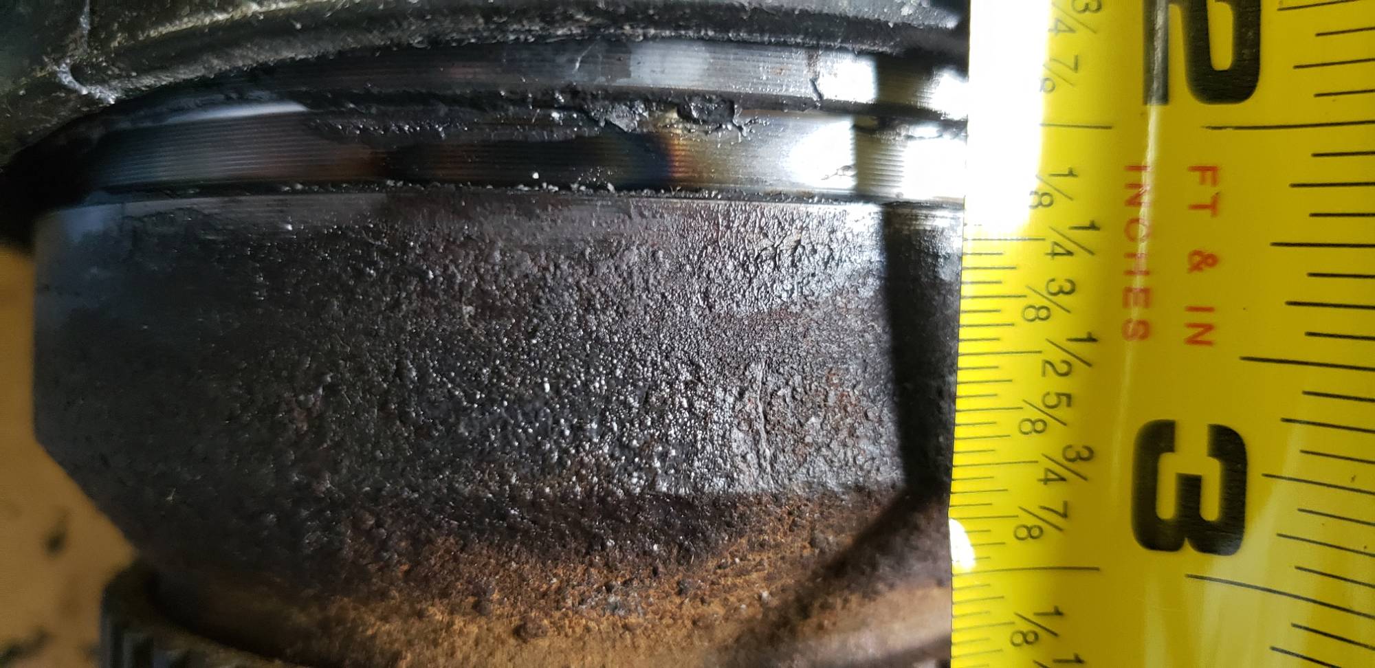 12/64" OEM band clamp area