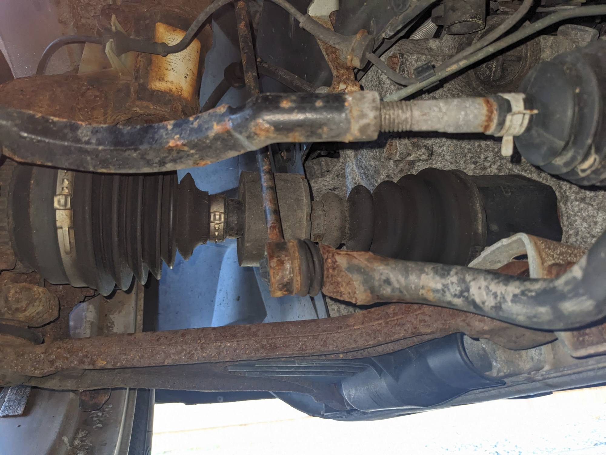 2000 FWD NA auto front left axle