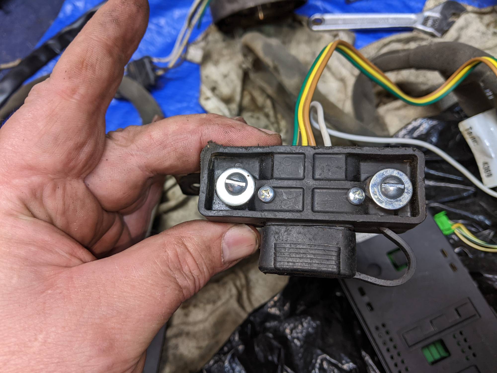 Replacement plug fitted