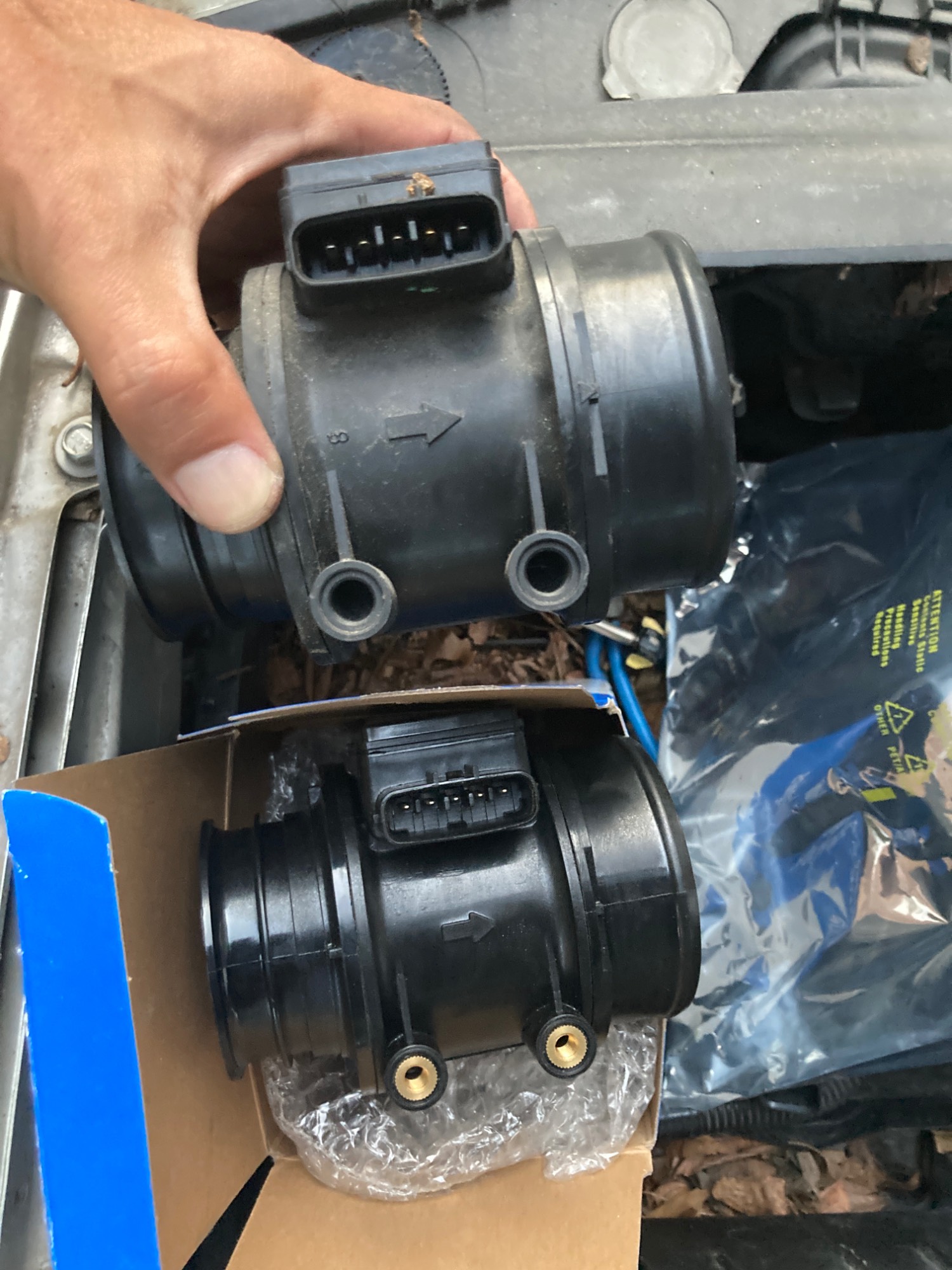 MAF sensors, one old and one flawed