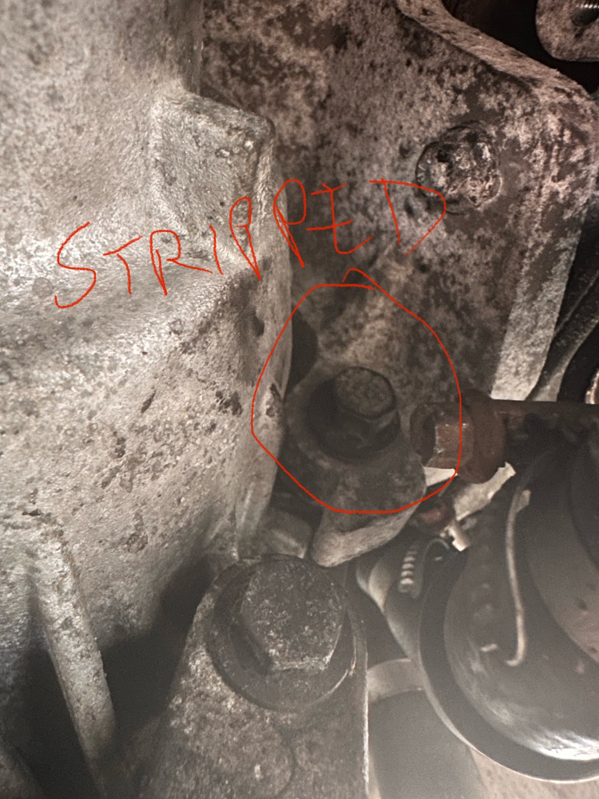 Drivers side driveshaft