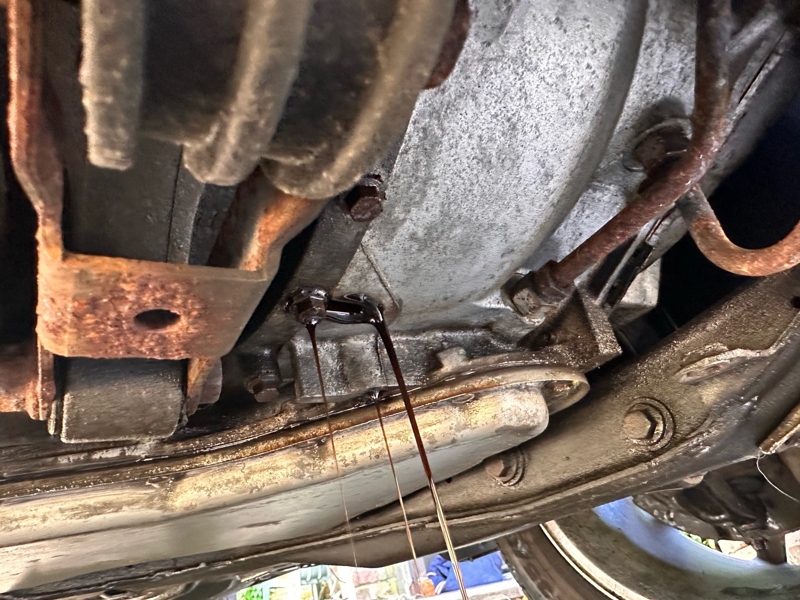 In park with engine running