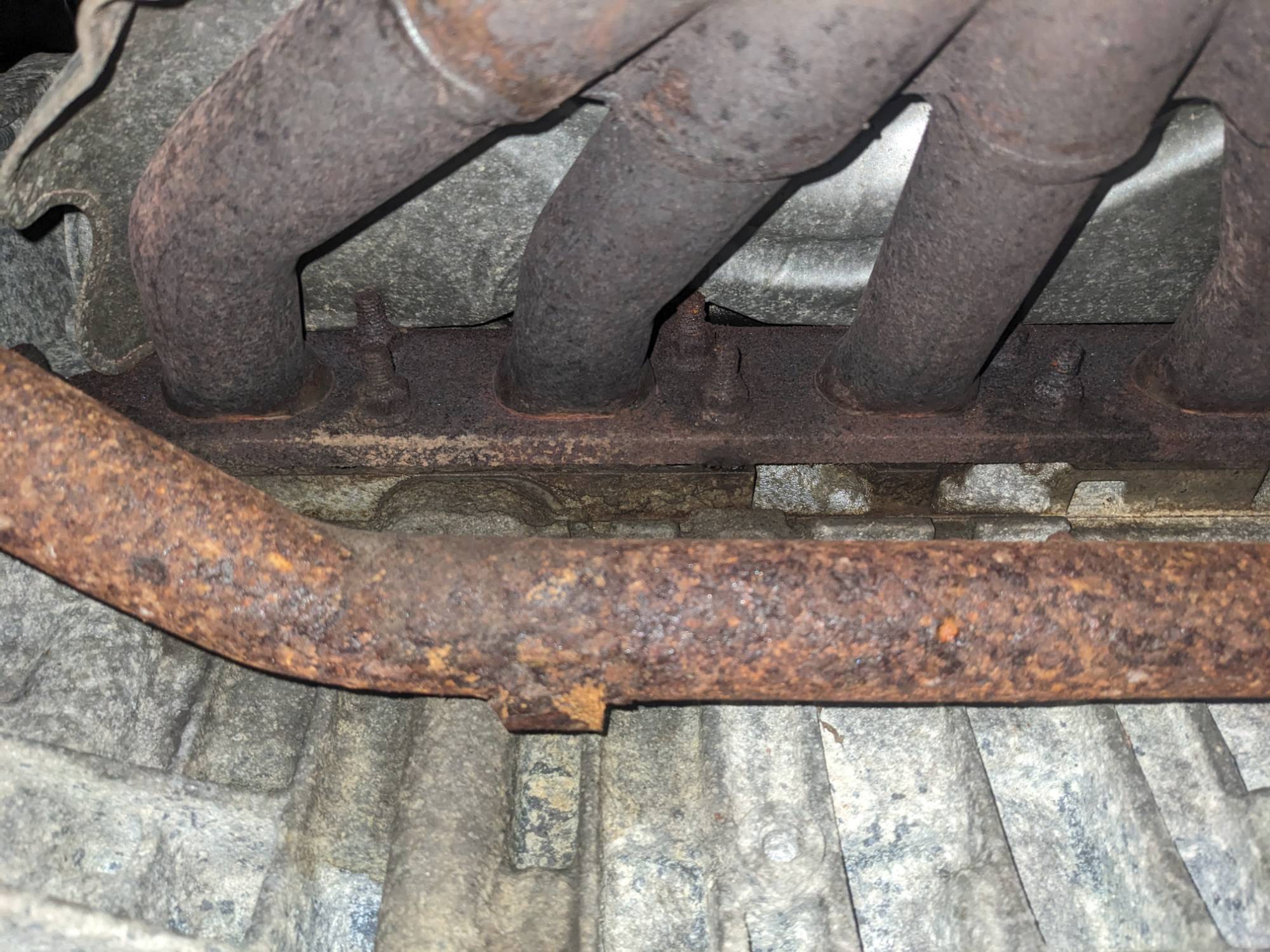 Exhaust header leak stopped