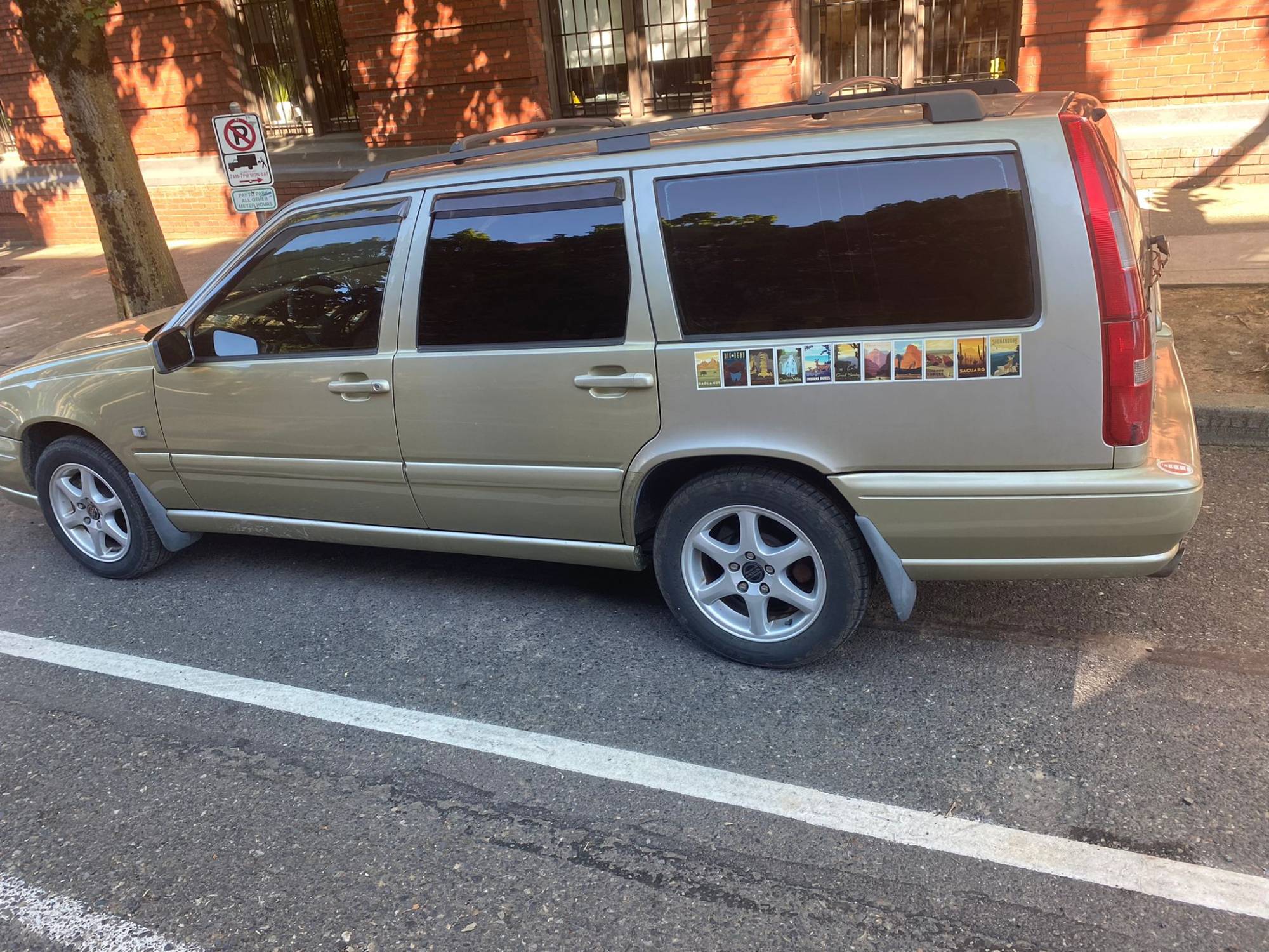 Driver side after the window tint