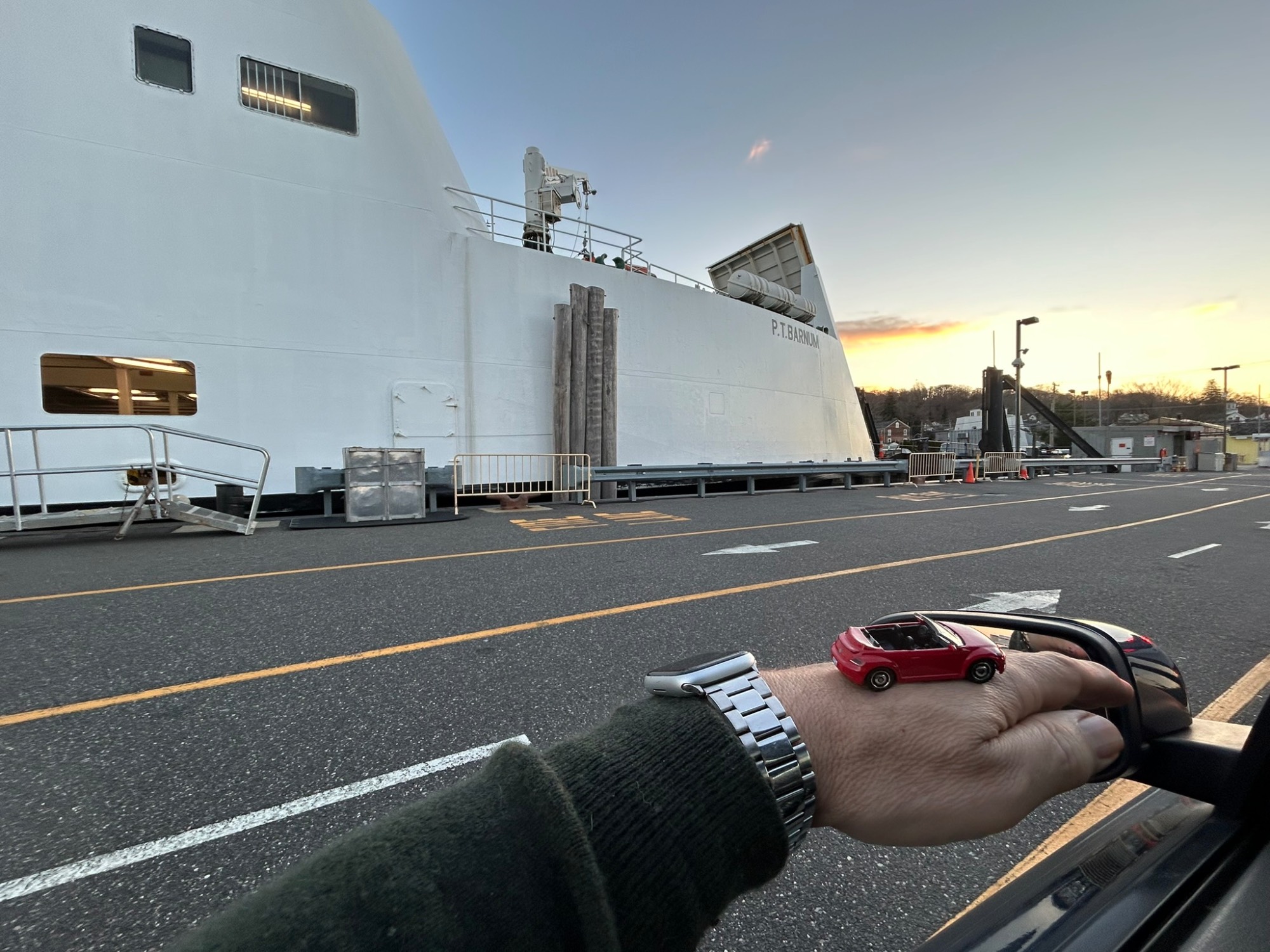 Starts with a ferry ride