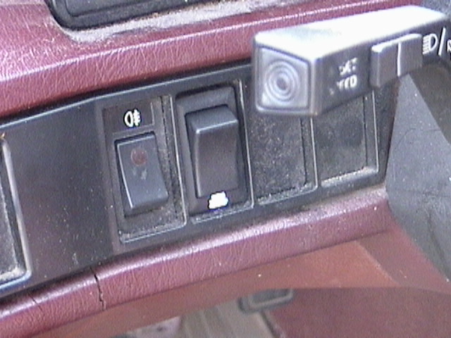 Dash power switch.  Got lucky and it was perfect size.