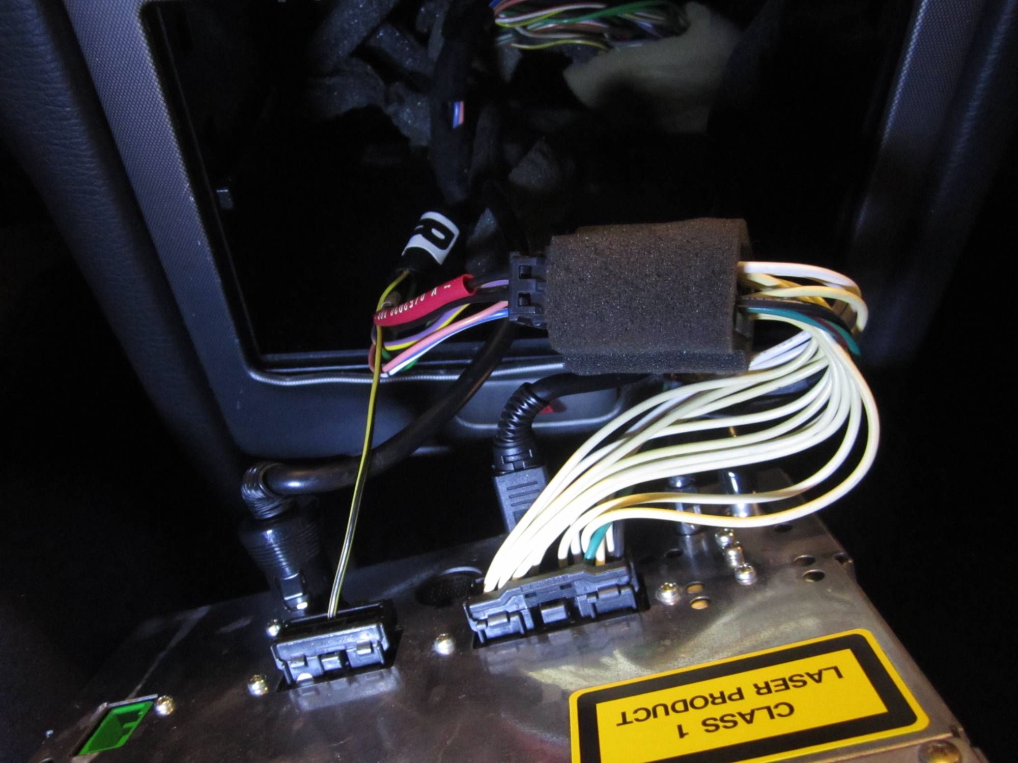 Wiring to rear of SC-901 unit with floor amp.