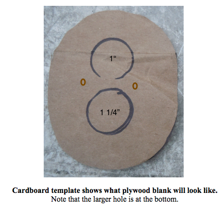 5. cardboard template, screw holes marked.png