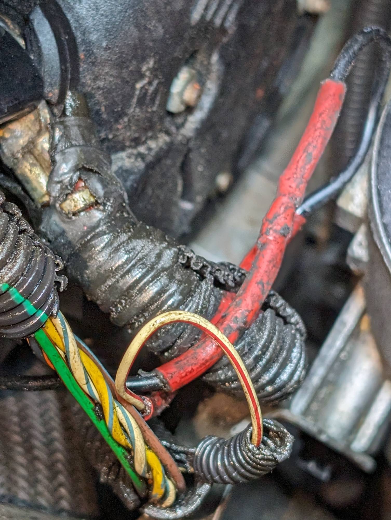 Wiring to alternator