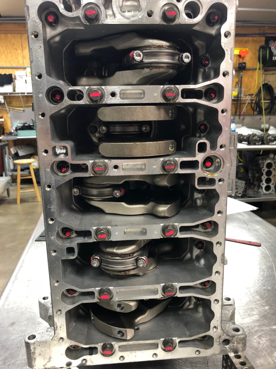 big end bearing with WMC bolts