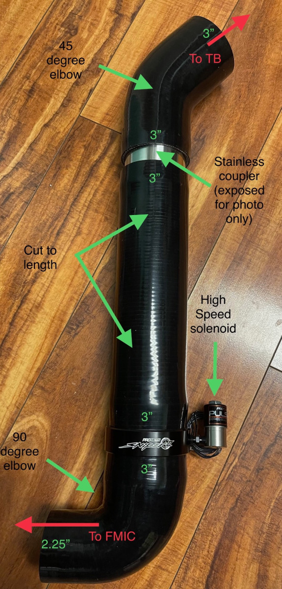 Custom FMIC to TB with Sniper II Water/Meth and Solenoid