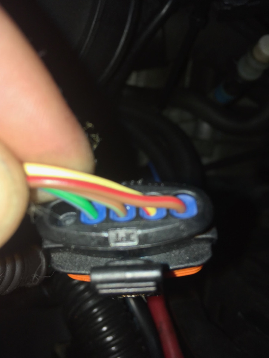 Wiring pins for Audi MAF upgrade