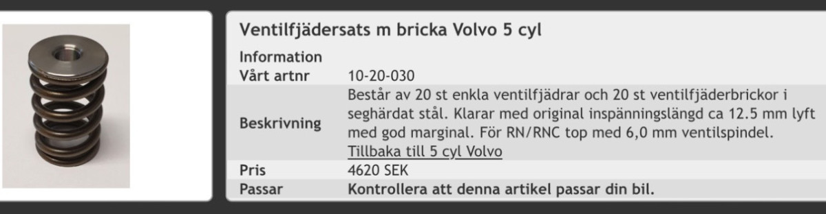 ENEM valve spring kit