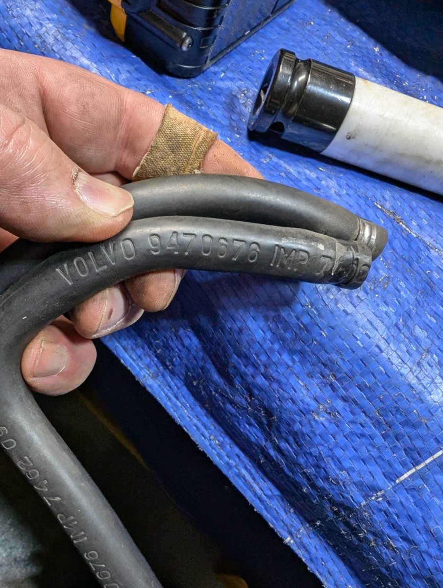 Original coolant tank return line