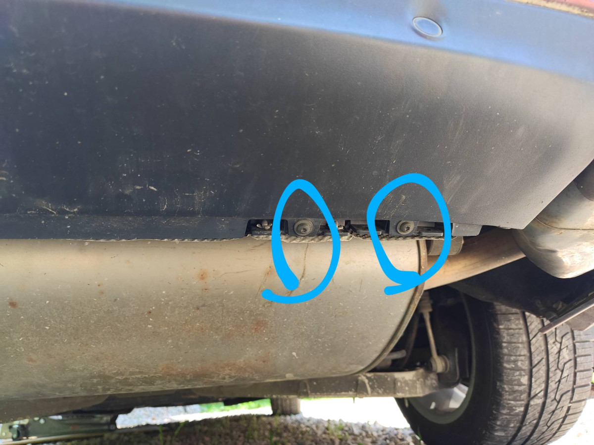 Under bumper bolts
