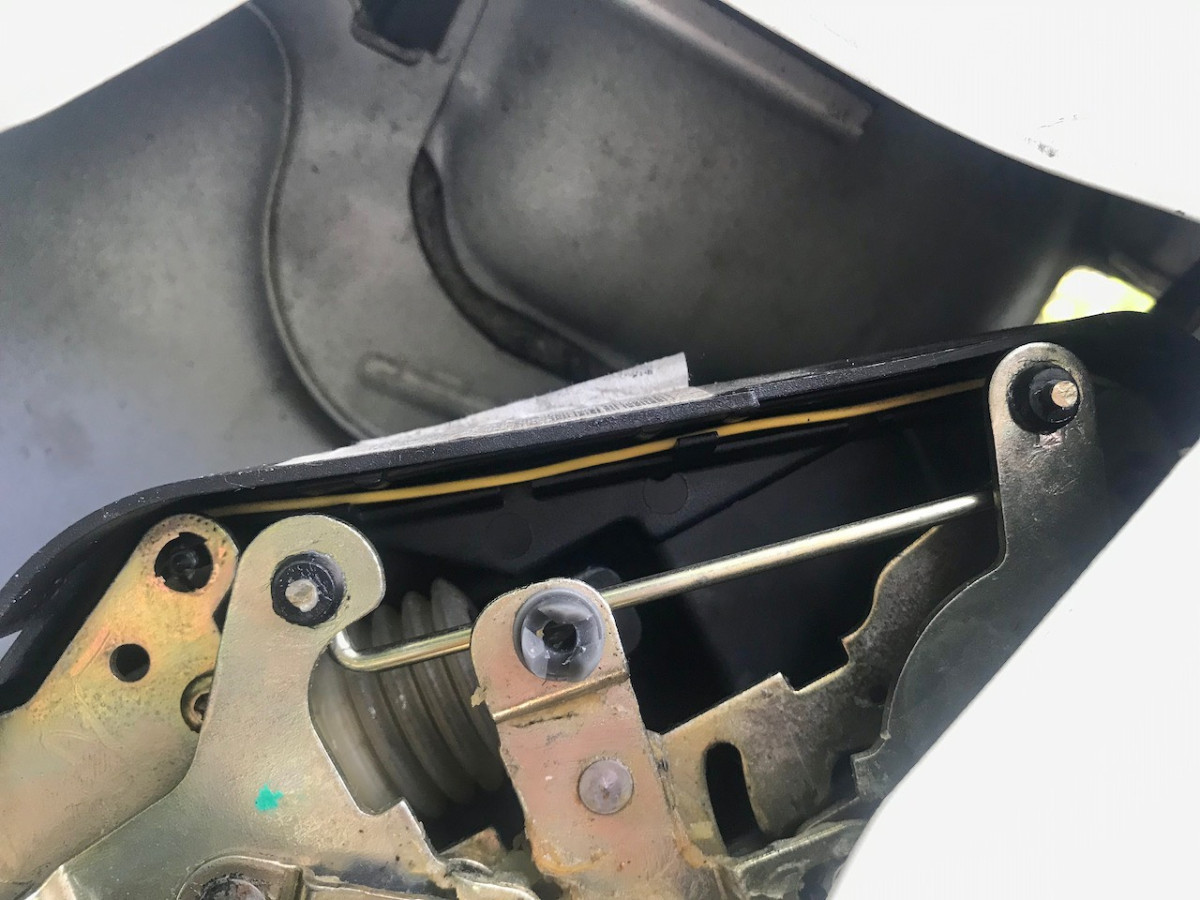 Sliding rod into new grommets