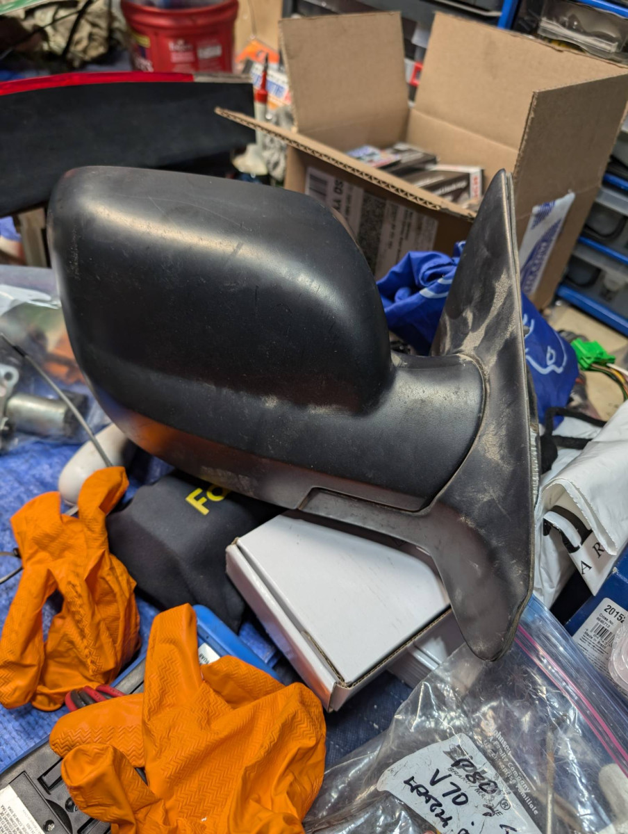 Top of RH door mirror