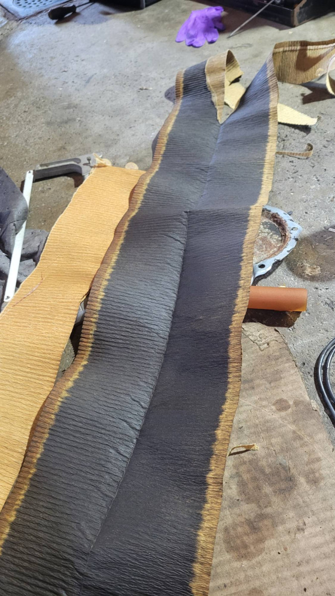 Filter media unrolled