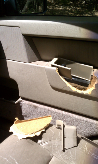 Broken Front Passenger Door Panel - Pic 3