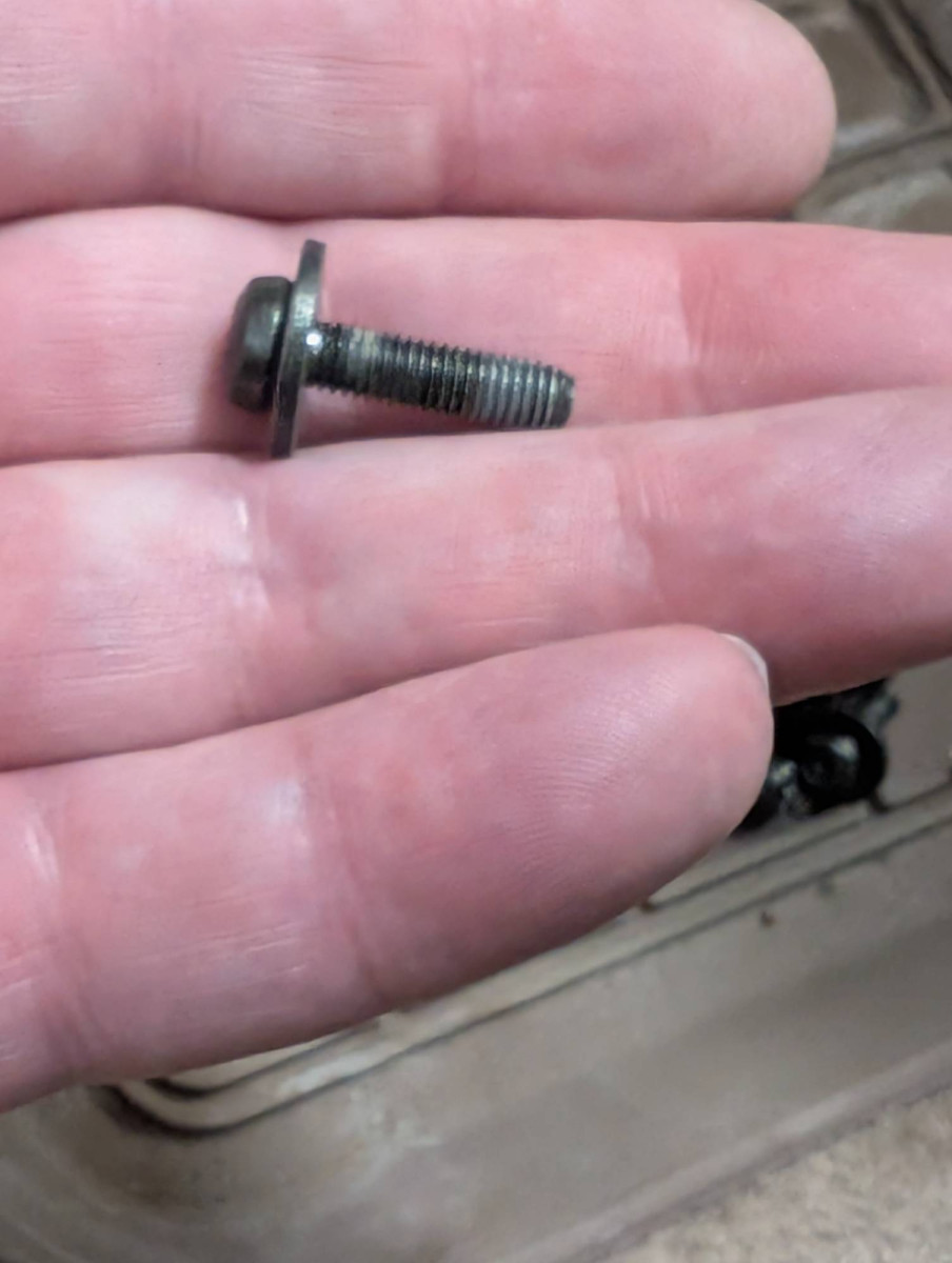 Some scale of the screw