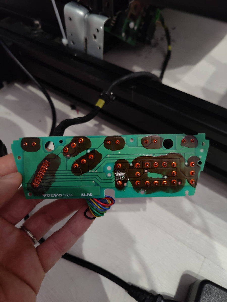 Switch module from rear