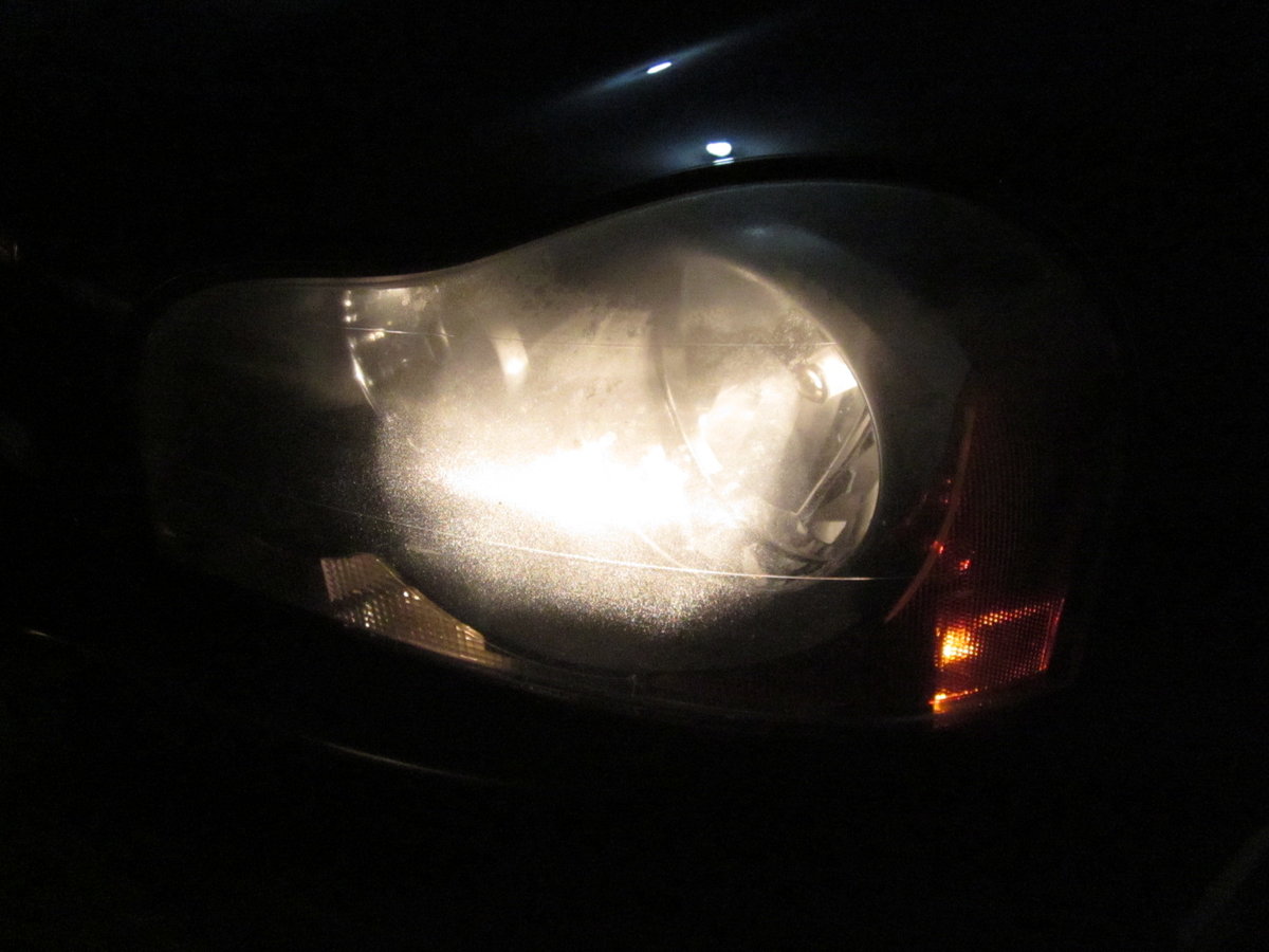 You can't see the light.