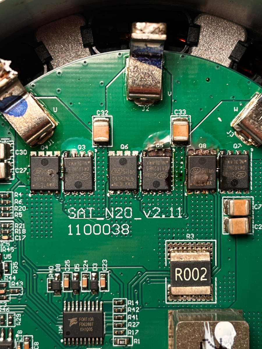 Pump circuit board magnification