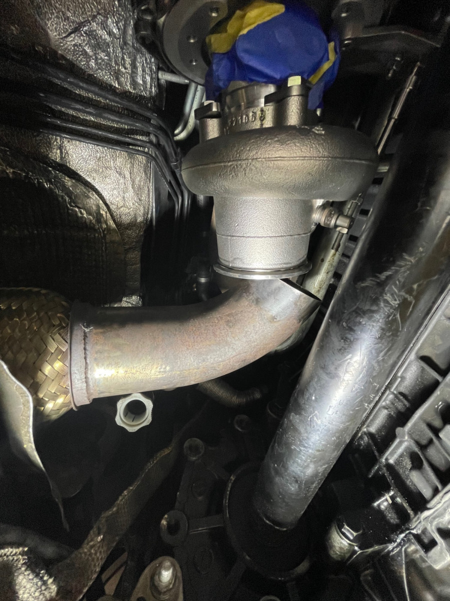 bend in old downpipe