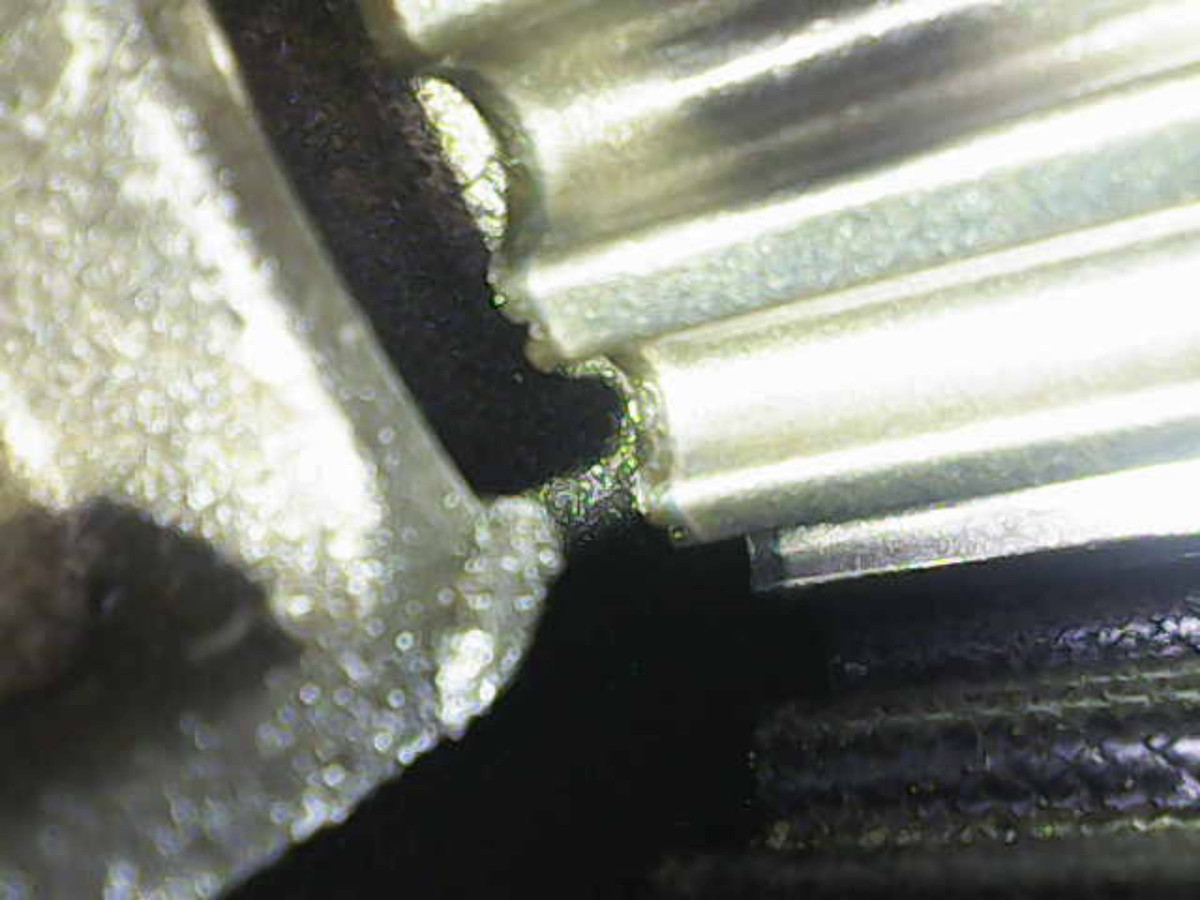 Rotating clockwise until found