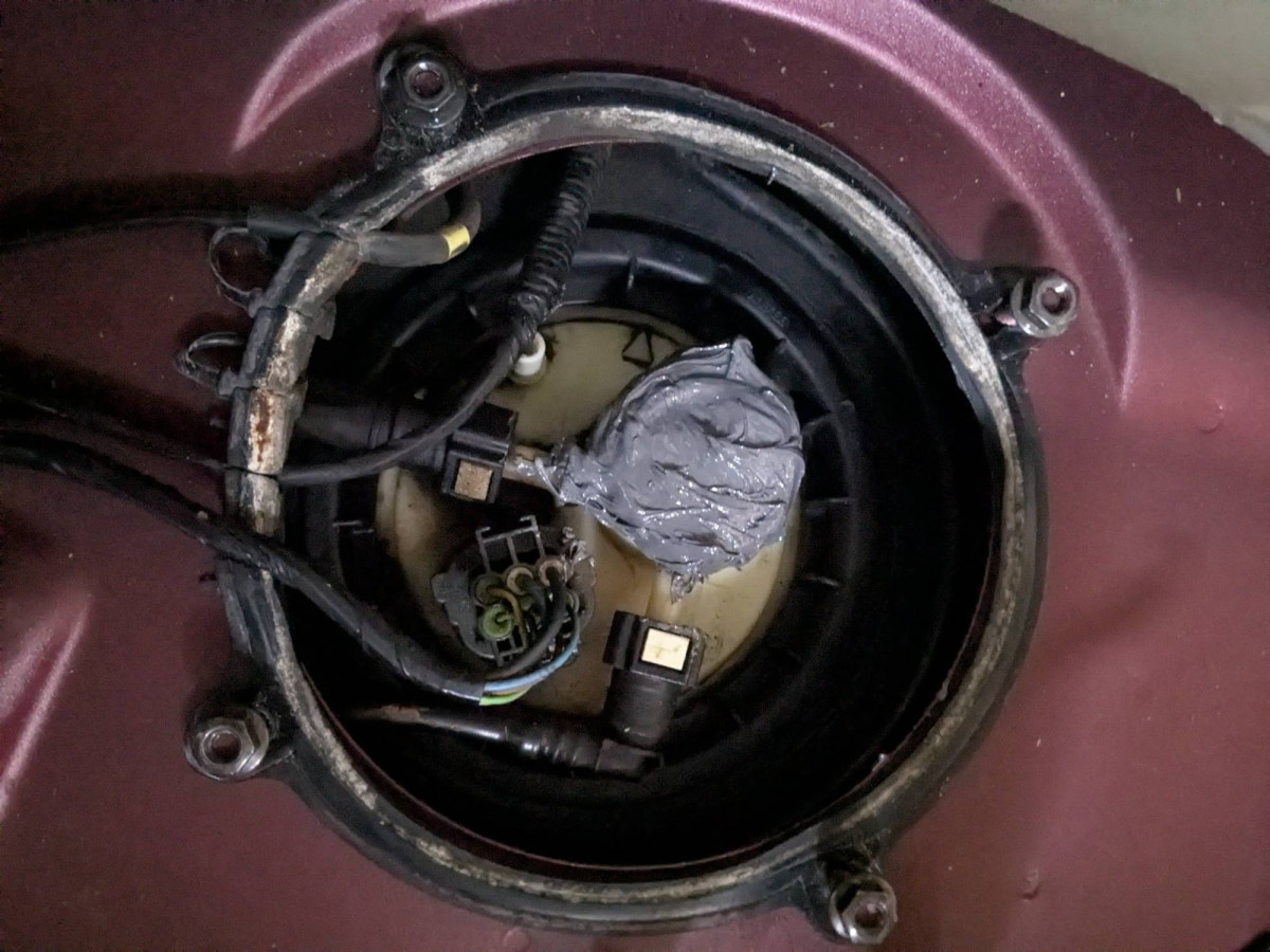 JB weld in area that I saw the fuel leaking from.