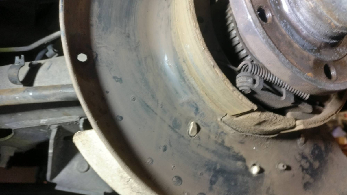 Friction material gone