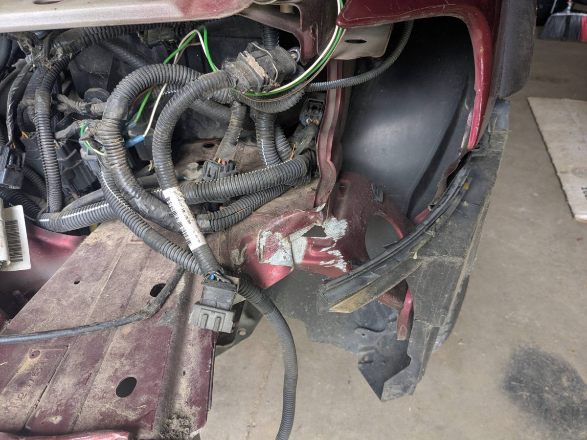 Somebody hit something 50k miles ago, not me though