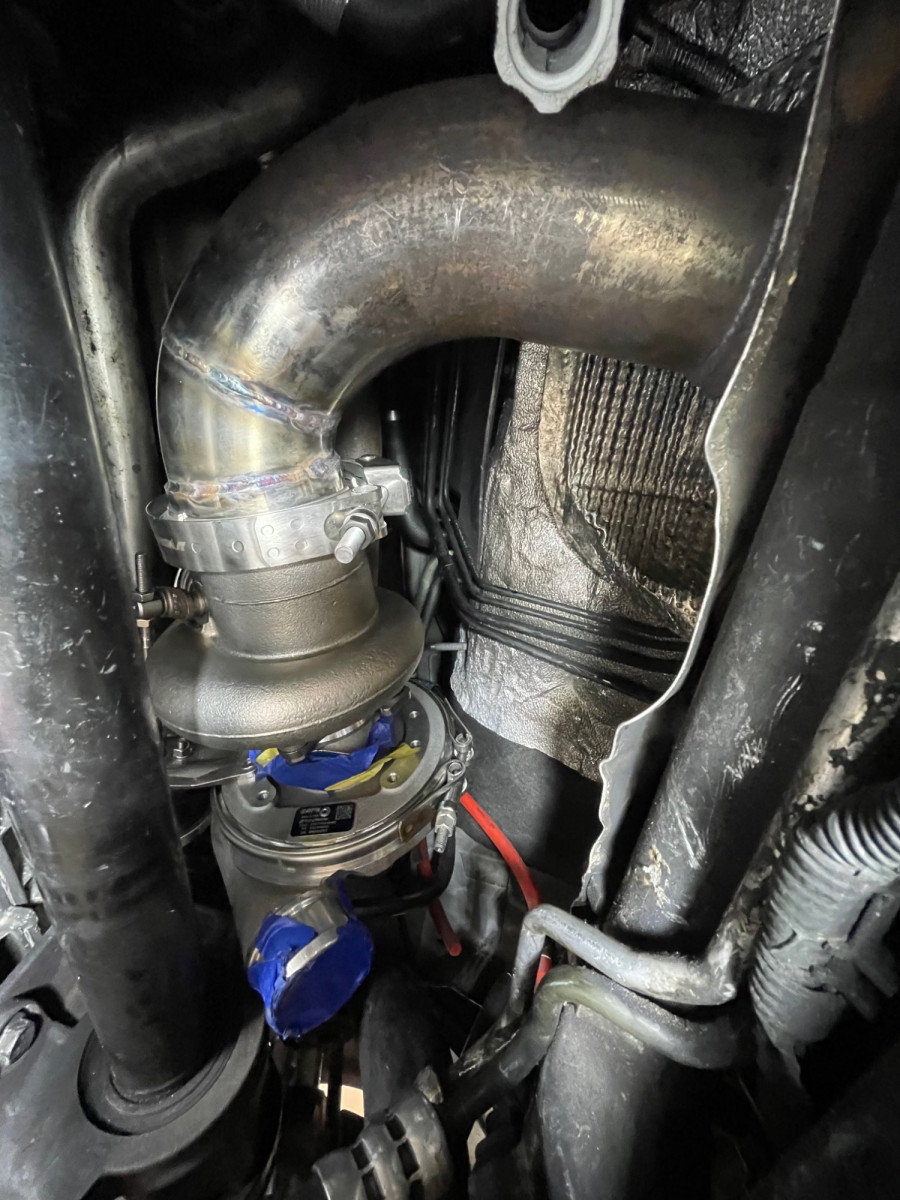 Downpipe now custom fit to EFR7163